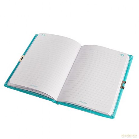 Tinc SGJOURBL A5 Snuggly Soft Touch Lockable Journal - Blue [KSIĄŻKA]