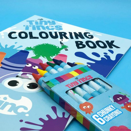 Tinc TTCOLRMU Colouring Set, Blue, 6 Count (Pack of 1) [KSIĄŻKA]