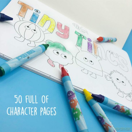 Tinc TTCOLRMU Colouring Set, Blue, 6 Count (Pack of 1) [KSIĄŻKA]