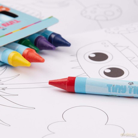 Tinc TTCOLRMU Colouring Set, Blue, 6 Count (Pack of 1) [KSIĄŻKA]