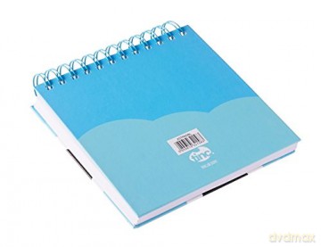 TincTonkin Tribal Square Hard Covered Jotter Pad - Blue [KSIĄŻKA]