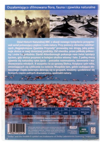 David Attenborough Przedstawia: Najpiękniejsze zjawiska przyrody (BBC) [DVD]
