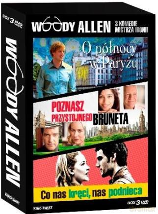 Woody Allen Kolekcja: O północy w Paryżu / Poznasz przystojnego bruneta / Co nas kręci, co nas podnieca [3DVD]
