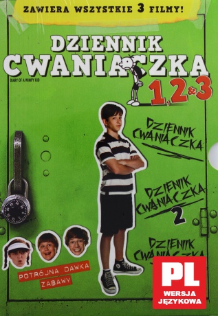 Dziennik Cwaniaczka Trylogia: Dziennik Cwaniaczka / Dziennik Cwaniaczka 2 / Dziennik Cwaniaczka 3 [BOX] [3DVD]