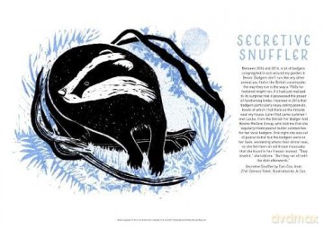 Tom Cox's 21st Century Yokel Poster - Secretive Snuffler (Tom Cox's Country Yokel Posters) - Tom Cox [KSIĄŻKA]