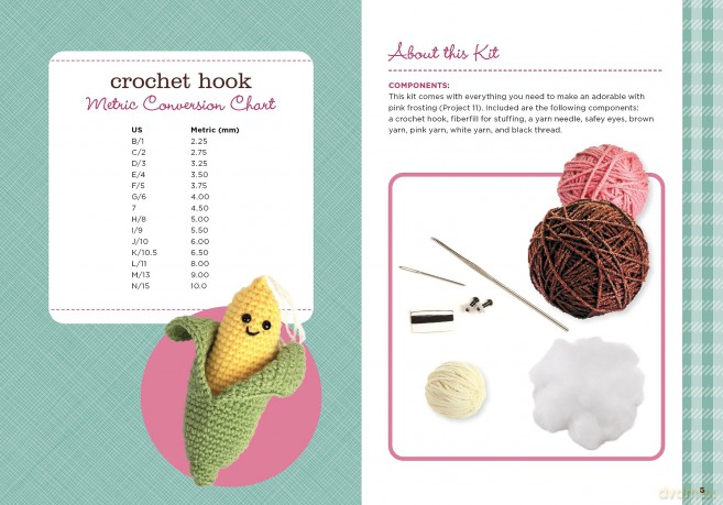 Too Cute to Eat Crochet Kit: Yummy Amigurumi Food and Fun - Kristen Rask [KSIĄŻKA]