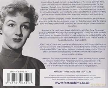 Too Happy a Face: The Authorised Biography of Joan Sims - Andrew Ross [KSIĄŻKA]