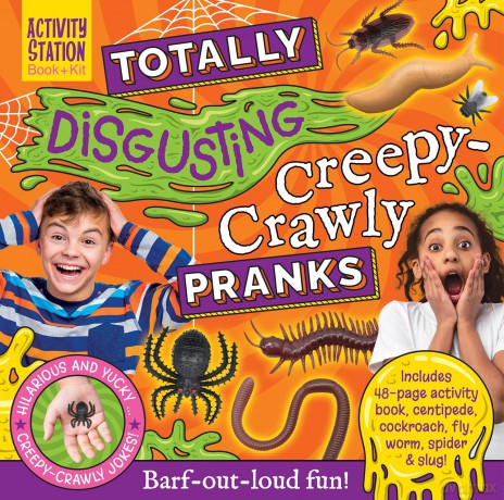 Totally Disgusting Creepy-crawly Pranks (Activity Station Gift Boxes) - Imagine That [KSIĄŻKA]