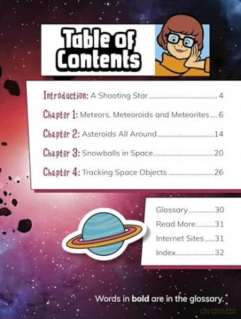 Tracking Meteors, Asteroids and Comets with Velma (Scooby-Doo Space Discoveries) - Ailynn Collins [KSIĄŻKA]