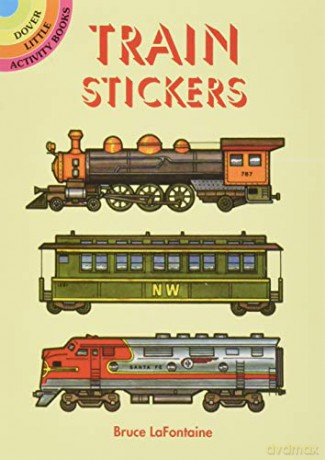 Train Stickers (Little Activity Books) - Michael R. Lynch [KSIĄŻKA]