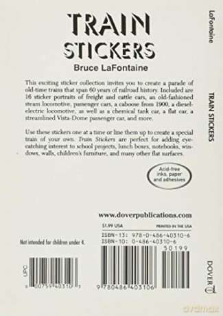 Train Stickers (Little Activity Books) - Michael R. Lynch [KSIĄŻKA]