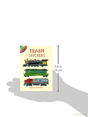 Train Stickers (Little Activity Books) - Michael R. Lynch [KSIĄŻKA]