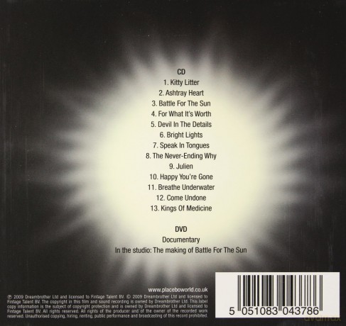 Placebo: Battle For The Sun (digibook) [CD]+[DVD]