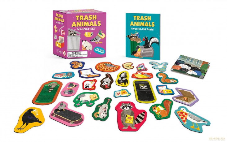 Trash Animals Magnet Set: Live Free, Eat Trash! (Rp Minis) - Alexander Schneider [KSIĄŻKA]