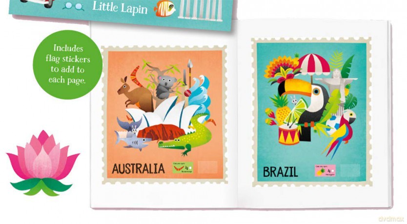 Travel The World With Little Lapin - Rowena Blyth [KSIĄŻKA]
