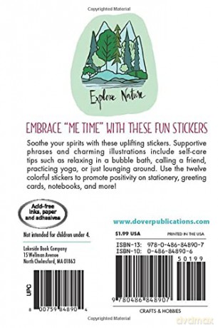 Treat Yourself!: Self-Care Stickers (Dover Stickers) - Farida Zaman [KSIĄŻKA]