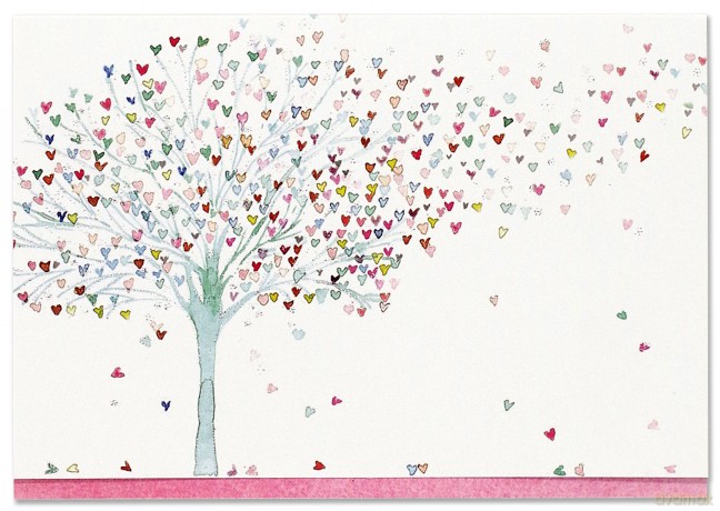 Tree of Hearts Note Cards (Stationery, Boxed Cards) - Inc. Peter Pauper Press [KSIĄŻKA]