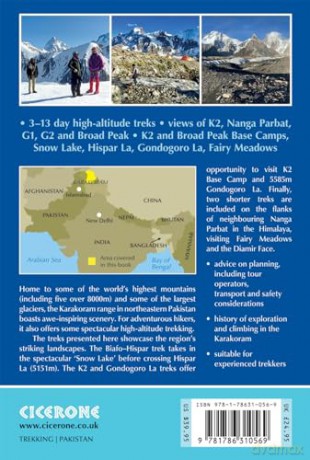 Trekking in the Karakoram: Pakistan: K2, Snow Lake, Gondogoro La and Nanga Parbat - Bart Jordans [KSIĄŻKA]