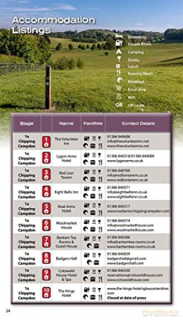 Trekking the Cotswold Way (2022): Two-way guidebook with OS 1:25k maps: 18 different itineraries) (The Great Treks of England): 3 - Andrew McCluggage [KSIĄŻKA]