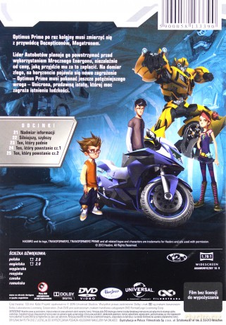 Transformers Prime sezon 1 cz. 5 [DVD]