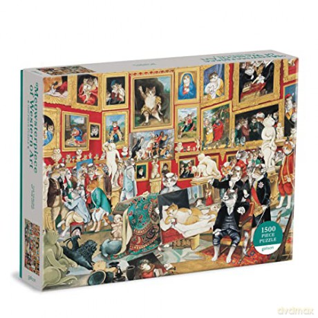 Tribuna of the Uffizi Meowsterpiece of Western Art 1500 Piece Puzzle - Susan Herbert [PUZZLE]
