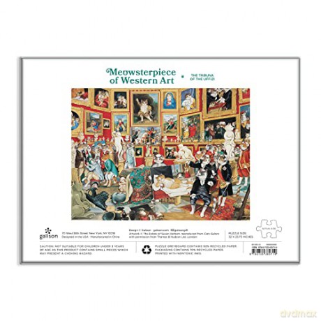 Tribuna of the Uffizi Meowsterpiece of Western Art 1500 Piece Puzzle - Susan Herbert [PUZZLE]