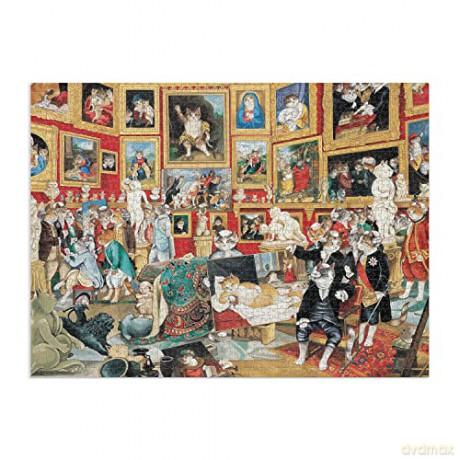 Tribuna of the Uffizi Meowsterpiece of Western Art 1500 Piece Puzzle - Susan Herbert [PUZZLE]