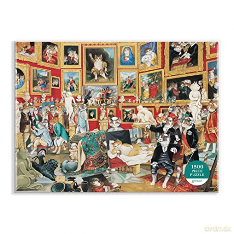 Tribuna of the Uffizi Meowsterpiece of Western Art 1500 Piece Puzzle - Susan Herbert [PUZZLE]