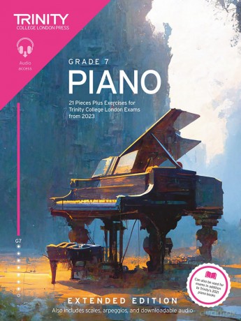 Trinity College London Piano Exam Pieces Plus Exercises from 2023: Grade 7: Extended Edition - Trinity College London [KSIĄŻKA]