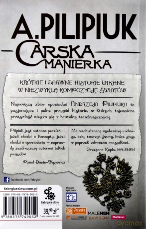 Carska Manierka - Andrzej Pilipiuk [KSIĄŻKA]