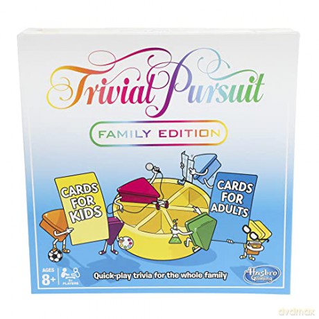Trivial Pursuit Game: Family Edition Board Game [KSIĄŻKA]