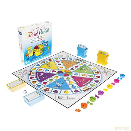 Trivial Pursuit Game: Family Edition Board Game [KSIĄŻKA]