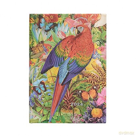 Tropical Garden (Nature Montages) Midi 12-month Dayplanner 2024 - Paperblanks [KALENDARZ]