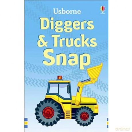 Trucks and Diggers Snap (Usborne Snap Cards) [KSIĄŻKA]