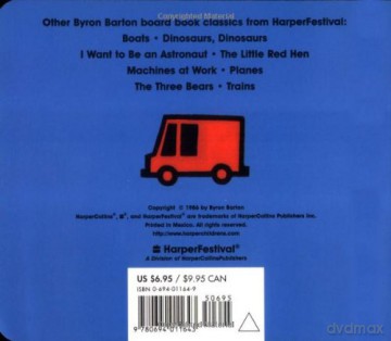 Trucks Board Book - Byron Barton [KSIĄŻKA]