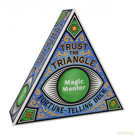 Trust the Triangle Fortune-Telling Deck: Magic Mentor (The Trust the Triangle Fortune-Telling Decks) - Chronicle Books [KALENDARZ]