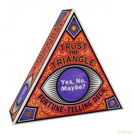 Trust the Triangle Fortune-Telling Deck: Yes, No, Maybe? (Trust the Triangle Fortune-telling Decks) - Chronicle Books [KALENDARZ]