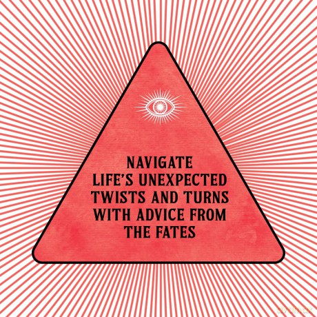 Trust the Triangle Fortune-Telling Deck: Yes, No, Maybe? (Trust the Triangle Fortune-telling Decks) - Chronicle Books [KALENDARZ]