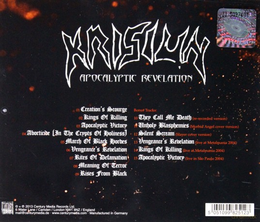 Krisiun: Apocalyptic Revelation [CD]