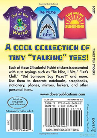T-Shirt Talk Stickers (Little Activity Books) - Ellen Scott [KSIĄŻKA]