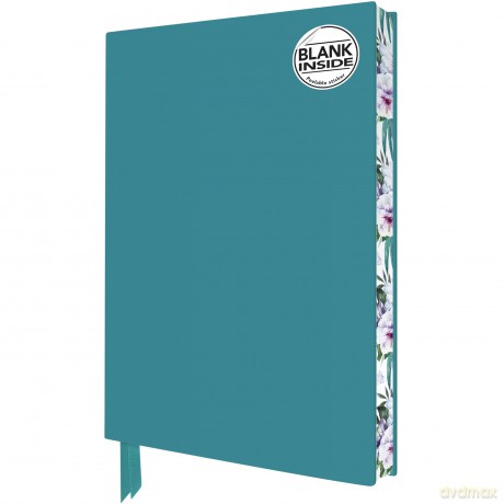 Turquoise Blank Artisan Notebook (Flame Tree Journals): Black Pages/Workbook for Teens Students or Kids/School Supplies or just for Writing Notes (Blank Artisan Notebooks) - Flame Tree Studio [KSIĄŻKA]