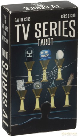 TV Series Tarot: 78 full colour tarot cards and instruction booklet - Gero Giglio [KSIĄŻKA]