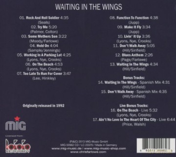 Chris Farlowe: Waiting In The Wings (digipack) [CD]