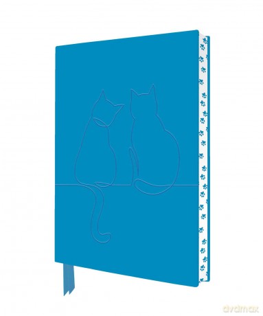 Two Happy Cats Artisan Art Notebook (Flame Tree Journals) (Artisan Art Notebooks) - Flame Tree Studio [KALENDARZ]