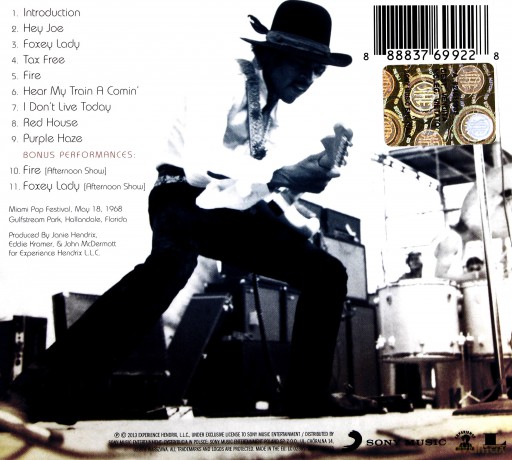 The Experience Jimi Hendrix: Miami Pop Festival (digipack) [CD]