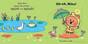 Uh-Oh, Niko: Bathtime: a push, pull and slide story - Chris Chatteron [KSIĄŻKA]