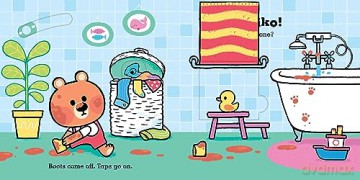 Uh-Oh, Niko: Bathtime: a push, pull and slide story - Chris Chatteron [KSIĄŻKA]