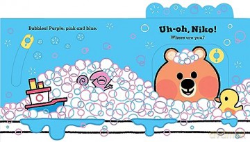 Uh-Oh, Niko: Bathtime: a push, pull and slide story - Chris Chatteron [KSIĄŻKA]
