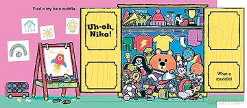 Uh-Oh, Niko: Bedtime: a push, pull and slide story - Chris Chatteron [KSIĄŻKA]