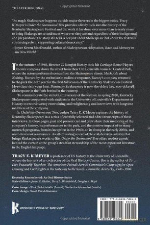 Under the Greenwood Tree: A Celebration of Kentucky Shakespeare (Kentucky Remembered: An Oral History Series) - Tracy K'Meyer [KSIĄŻKA]